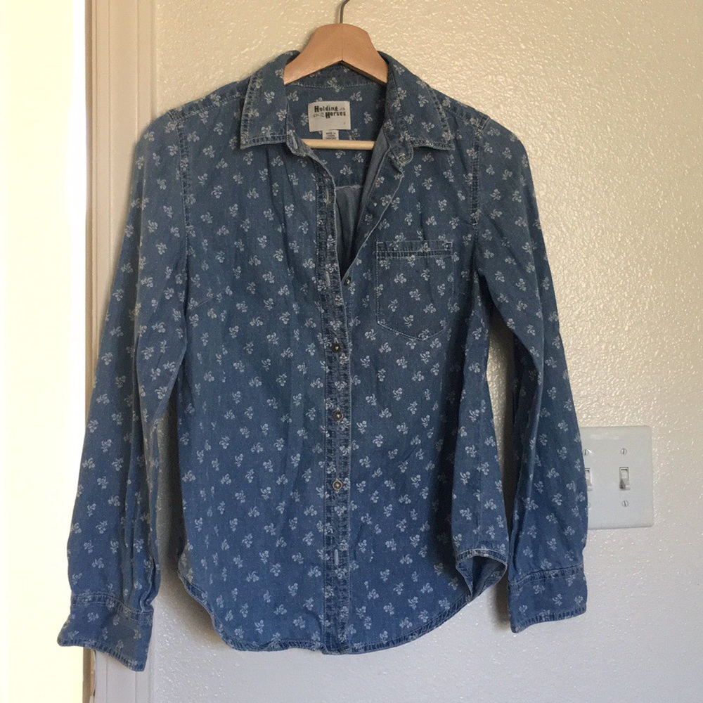 Holding Horses button down